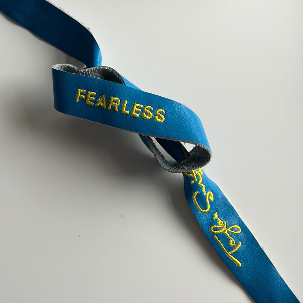 Taylor Swift Vintage Leather Bracelet - FEARLESS era